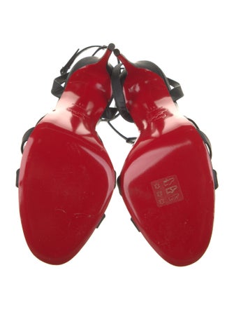 Christian Louboutin Leather T-Strap Sandals