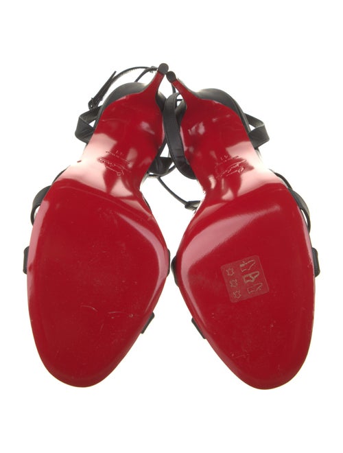Christian Louboutin Leather T-Strap Sandals
