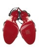 Christian Louboutin Leather T-Strap Sandals