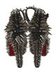 Christian Louboutin Leather Studded Accents Sandals