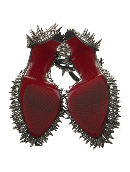 Christian Louboutin Leather Studded Accents Sandals