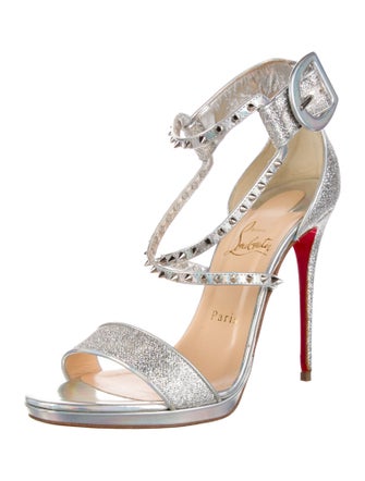 Christian Louboutin Spike Accents Studded Accents Gladiator Sandals