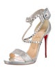 Christian Louboutin Spike Accents Studded Accents Gladiator Sandals