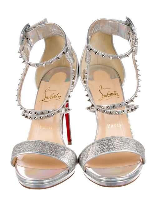 Christian Louboutin Spike Accents Studded Accents Gladiator Sandals
