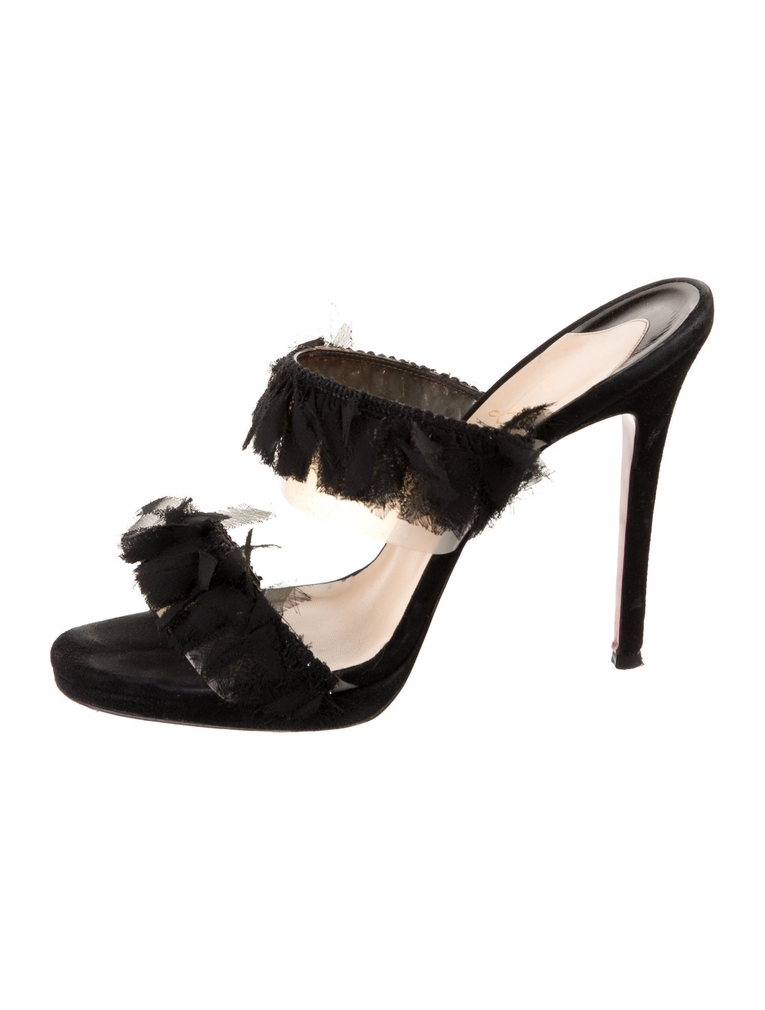 Christian Louboutin Suede Slides