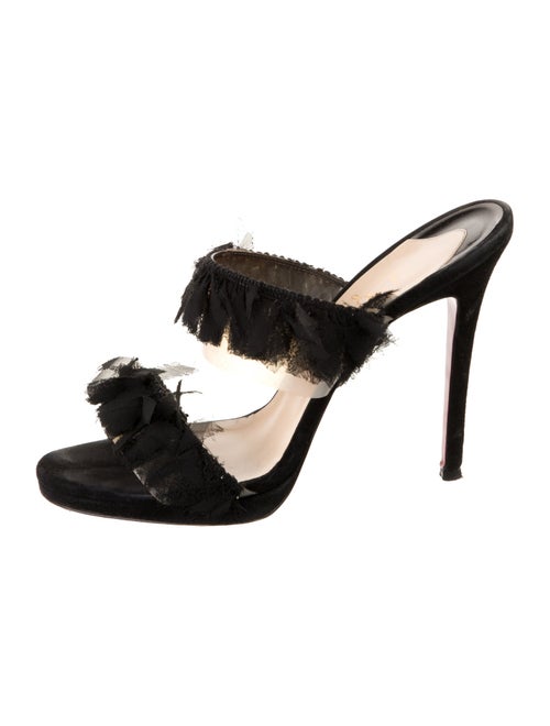 Christian Louboutin Suede Slides