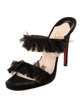 Christian Louboutin Suede Slides