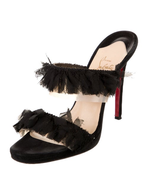 Christian Louboutin Suede Slides