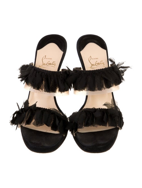 Christian Louboutin Suede Slides