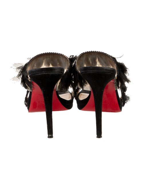 Christian Louboutin Suede Slides