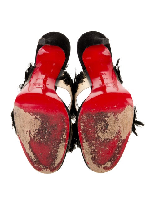 Christian Louboutin Suede Slides