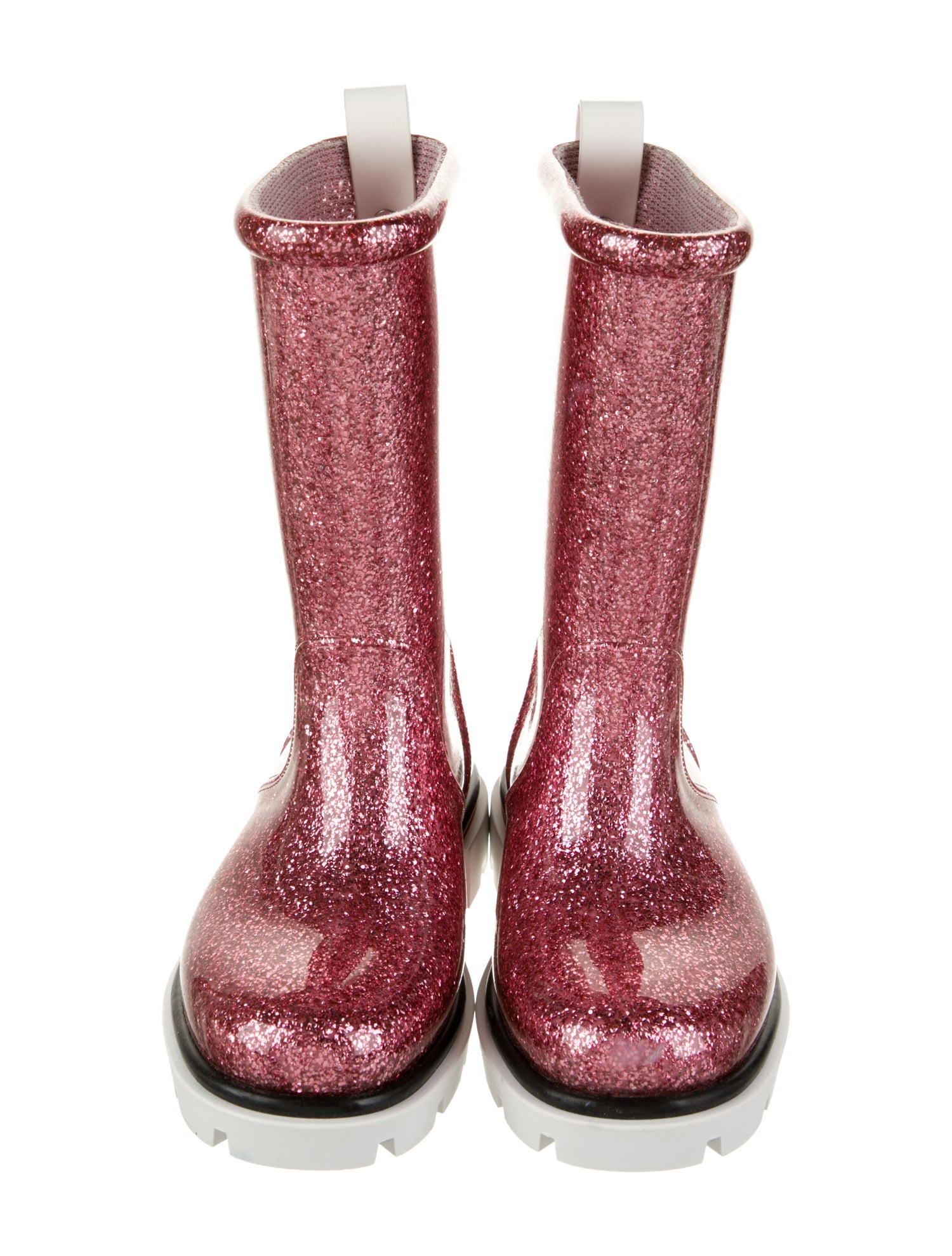 Christian Louboutin Girls' Glitter Rain Boots
