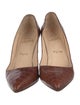 Christian Louboutin Embossed Leather Pumps