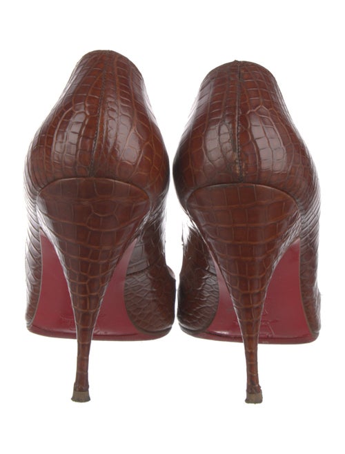 Christian Louboutin Embossed Leather Pumps