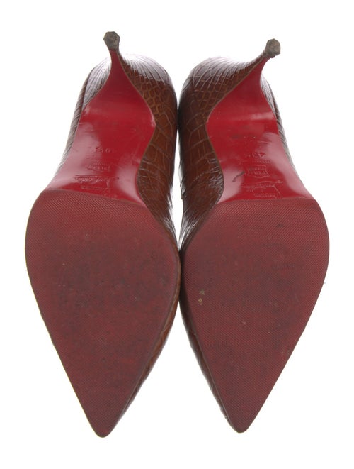Christian Louboutin Embossed Leather Pumps