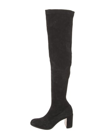 Christian Louboutin Suede Sock Boots