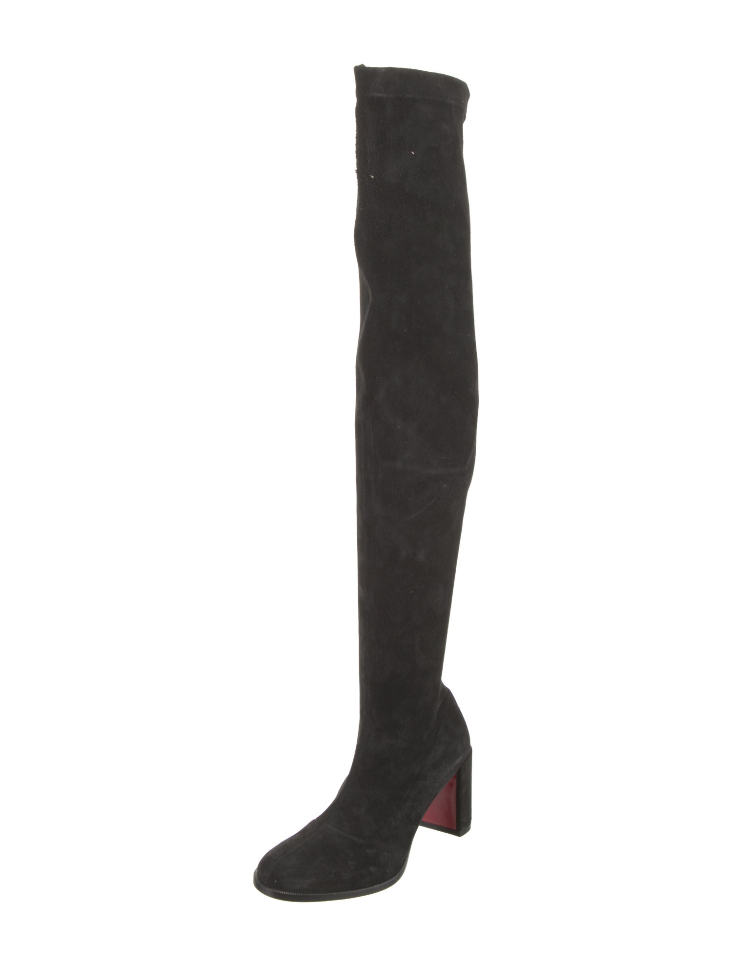 Christian Louboutin Suede Sock Boots