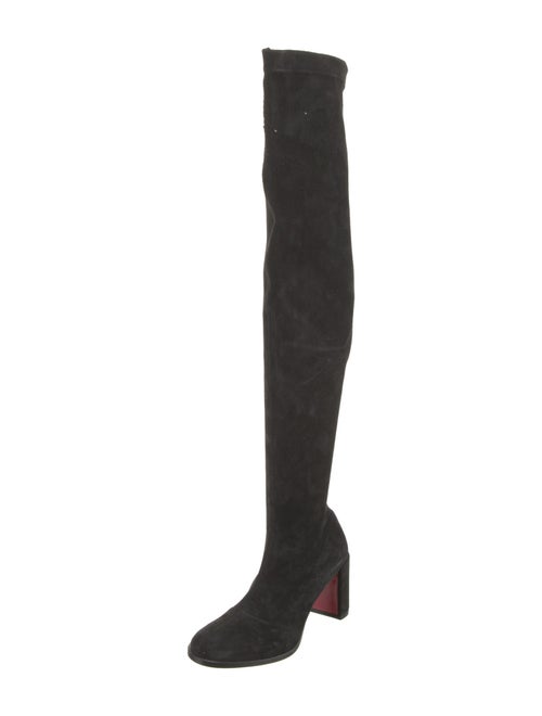 Christian Louboutin Suede Sock Boots