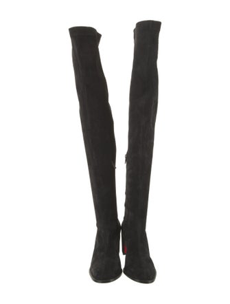 Christian Louboutin Suede Sock Boots