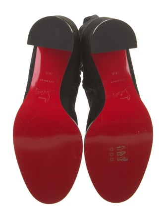 Christian Louboutin Suede Sock Boots