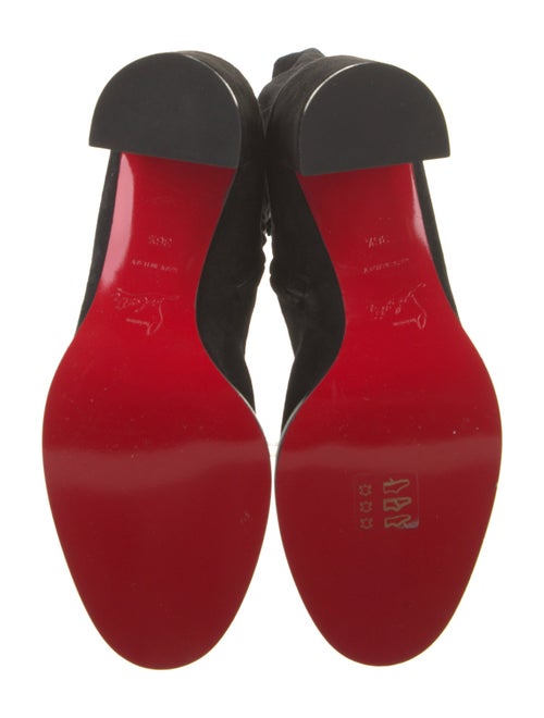 Christian Louboutin Suede Sock Boots