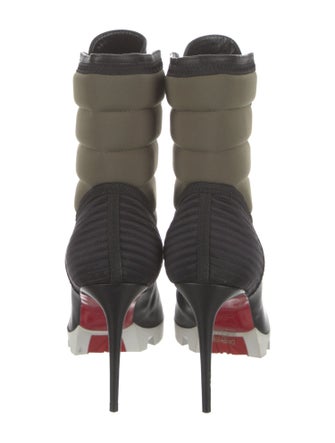 Christian Louboutin Printed Lace-Up Boots