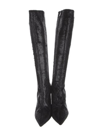 Christian Louboutin Glitter Accents Boots