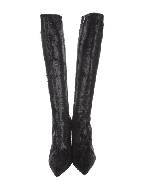 Christian Louboutin Glitter Accents Boots