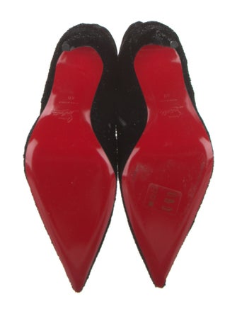 Christian Louboutin Glitter Accents Boots