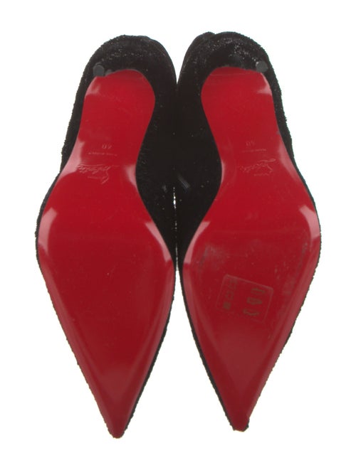 Christian Louboutin Glitter Accents Boots