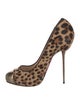Christian Louboutin Metalipp 120 Ponyhair Pumps