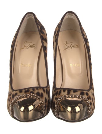 Christian Louboutin Metalipp 120 Ponyhair Pumps