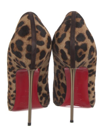 Christian Louboutin Metalipp 120 Ponyhair Pumps