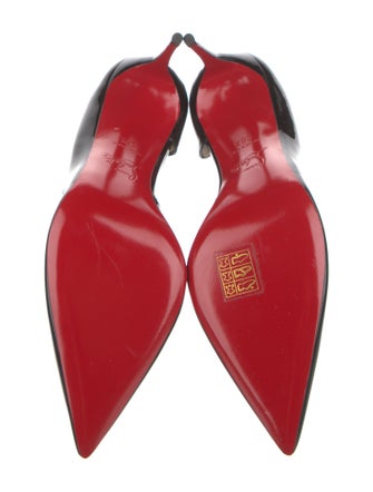 Christian Louboutin Patent Leather D'Orsay Pumps