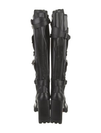 Christian Louboutin Nylon Lace-Up Boots