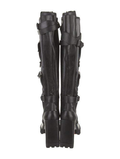 Christian Louboutin Nylon Lace-Up Boots