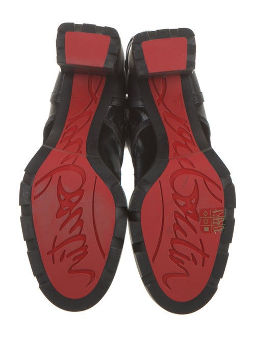 Christian Louboutin Nylon Lace-Up Boots