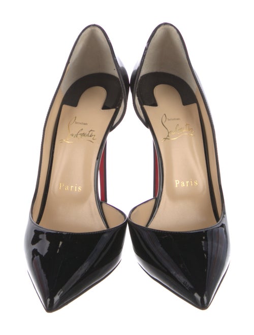 Christian Louboutin Iriza 100 Patent Leather D'Orsay Pumps