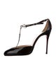 Christian Louboutin Patent Leather T-Strap Pumps