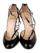Christian Louboutin Patent Leather T-Strap Pumps