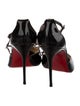Christian Louboutin Patent Leather T-Strap Pumps
