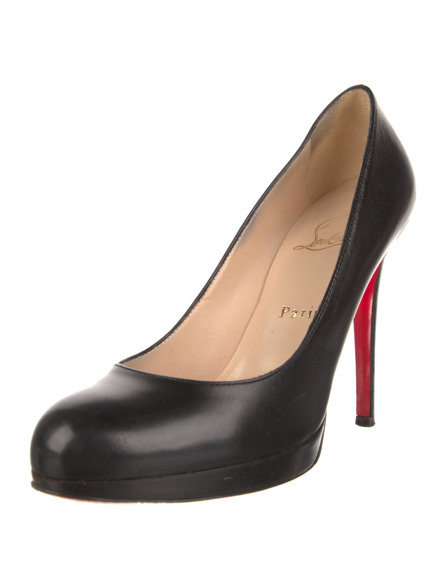 Christian Louboutin Leather D'Orsay Pumps