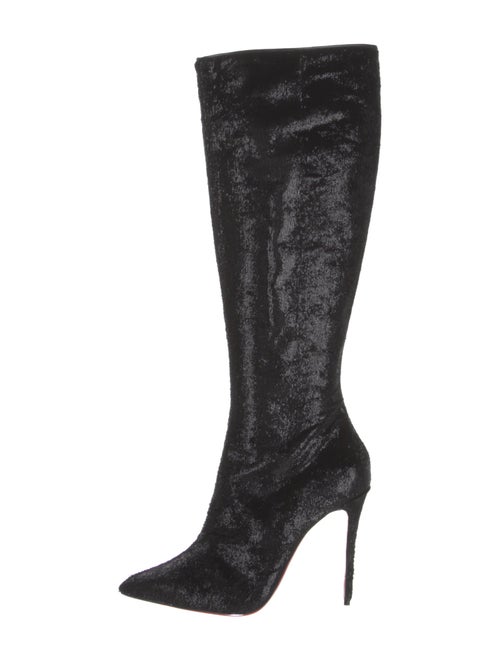 Christian Louboutin Glitter Accents Boots
