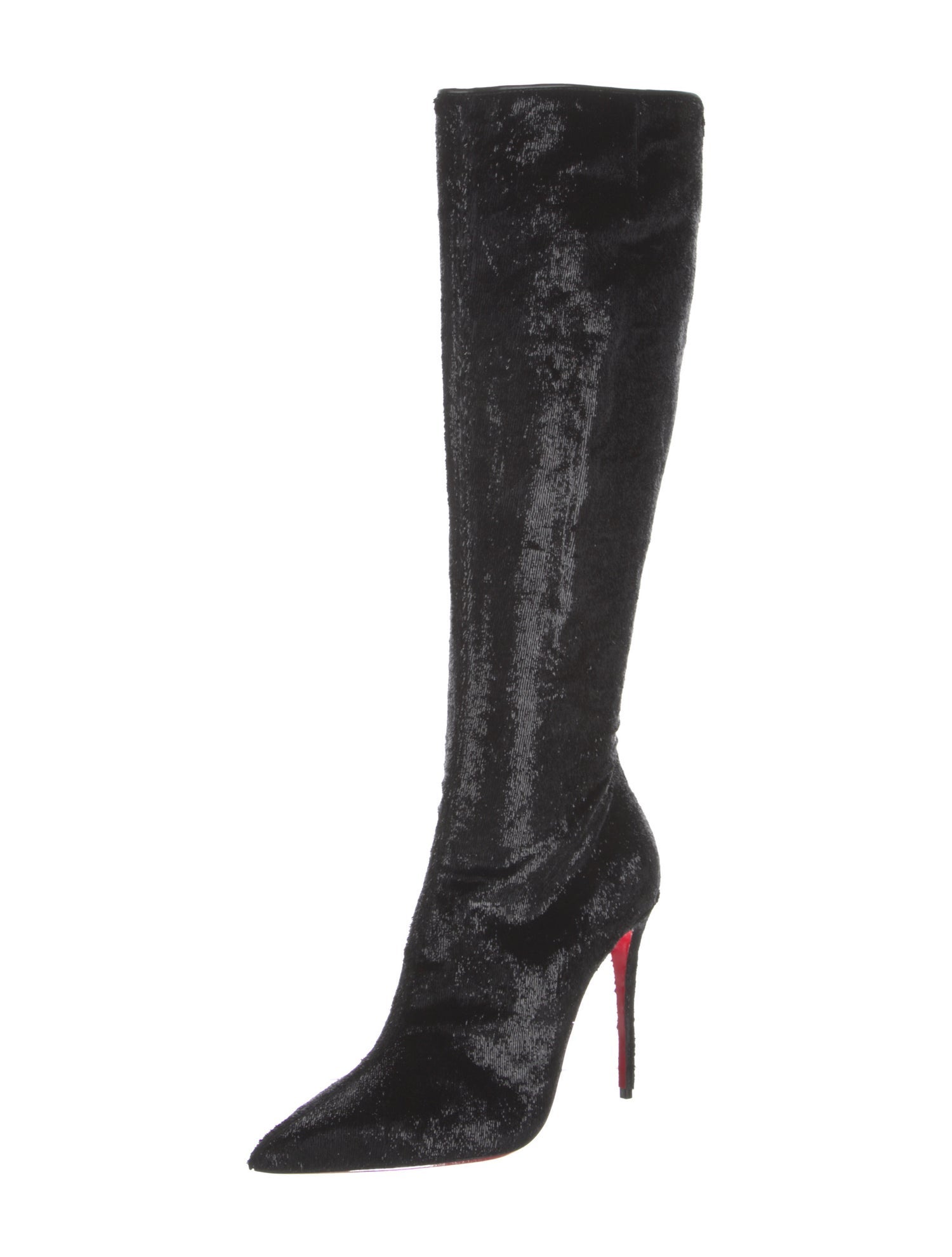 Christian Louboutin Glitter Accents Boots