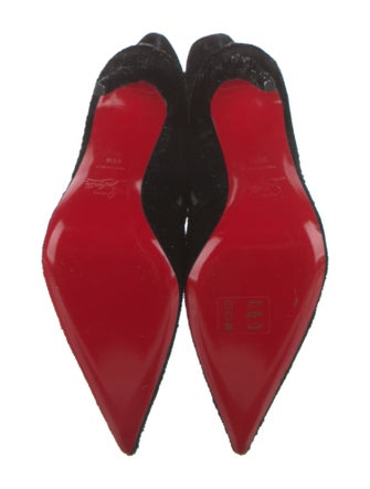 Christian Louboutin Glitter Accents Boots