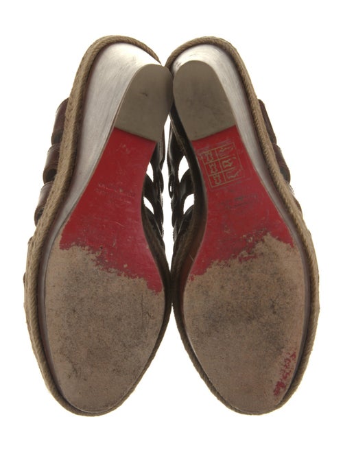 Christian Louboutin Leather Slingback Pumps