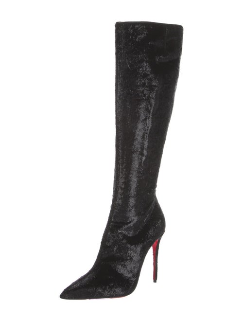 Christian Louboutin Glitter Accents Boots