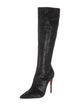 Christian Louboutin Glitter Accents Boots