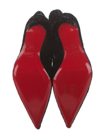 Christian Louboutin Glitter Accents Boots