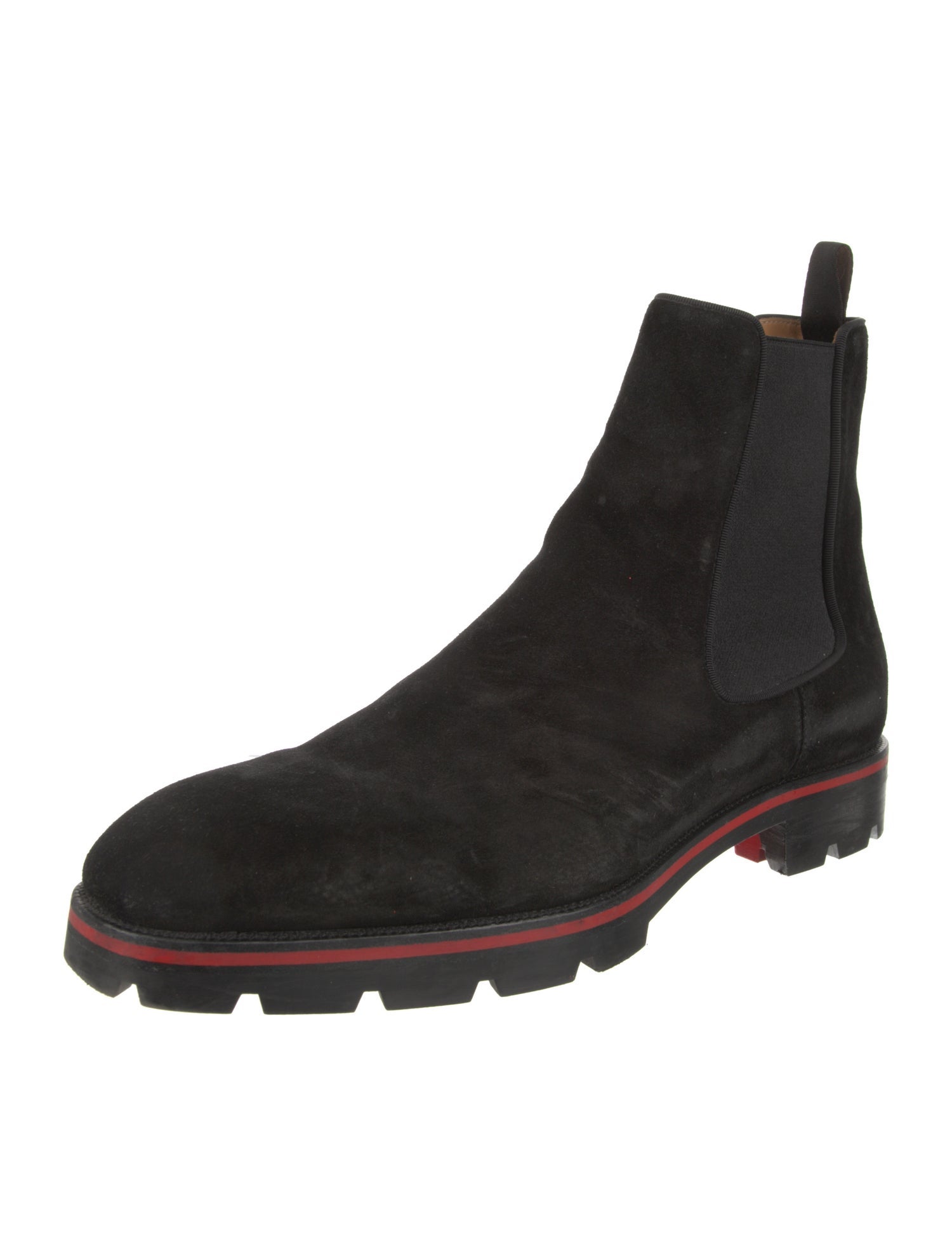 Christian Louboutin Suede Chelsea Boots